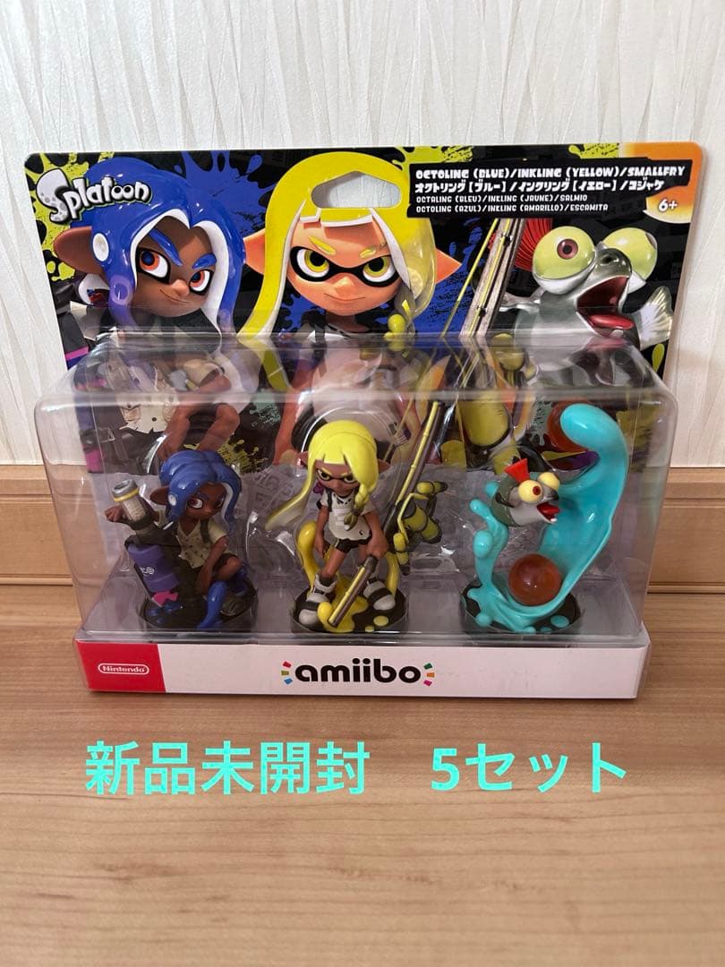 amiibo スプラトゥーン オクトリング インクリング コジャケ　5セット