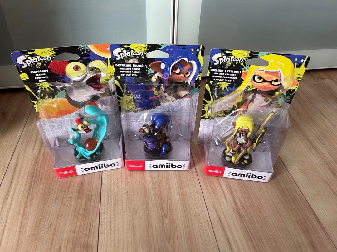 amiibo スプラトゥーン オクトリング インクリング コジャケ　5セット