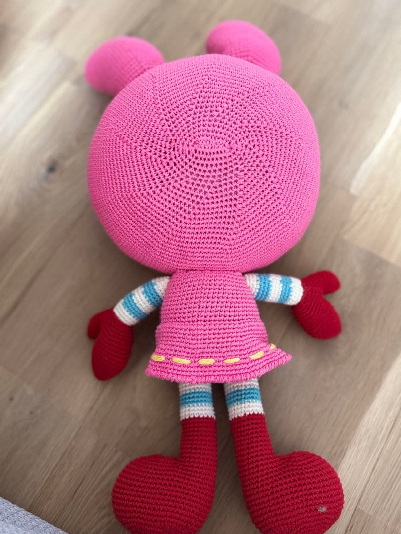 メゾピアノ ベリーちゃん べリエちゃん 特大 ぬいぐるみ 編みぐるみ 新品