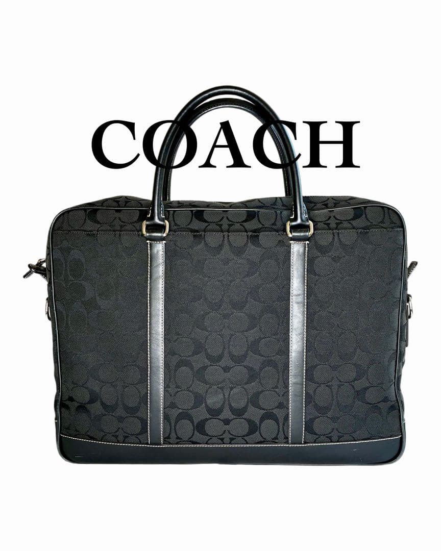 COACH ビジネスバッグ ブラック