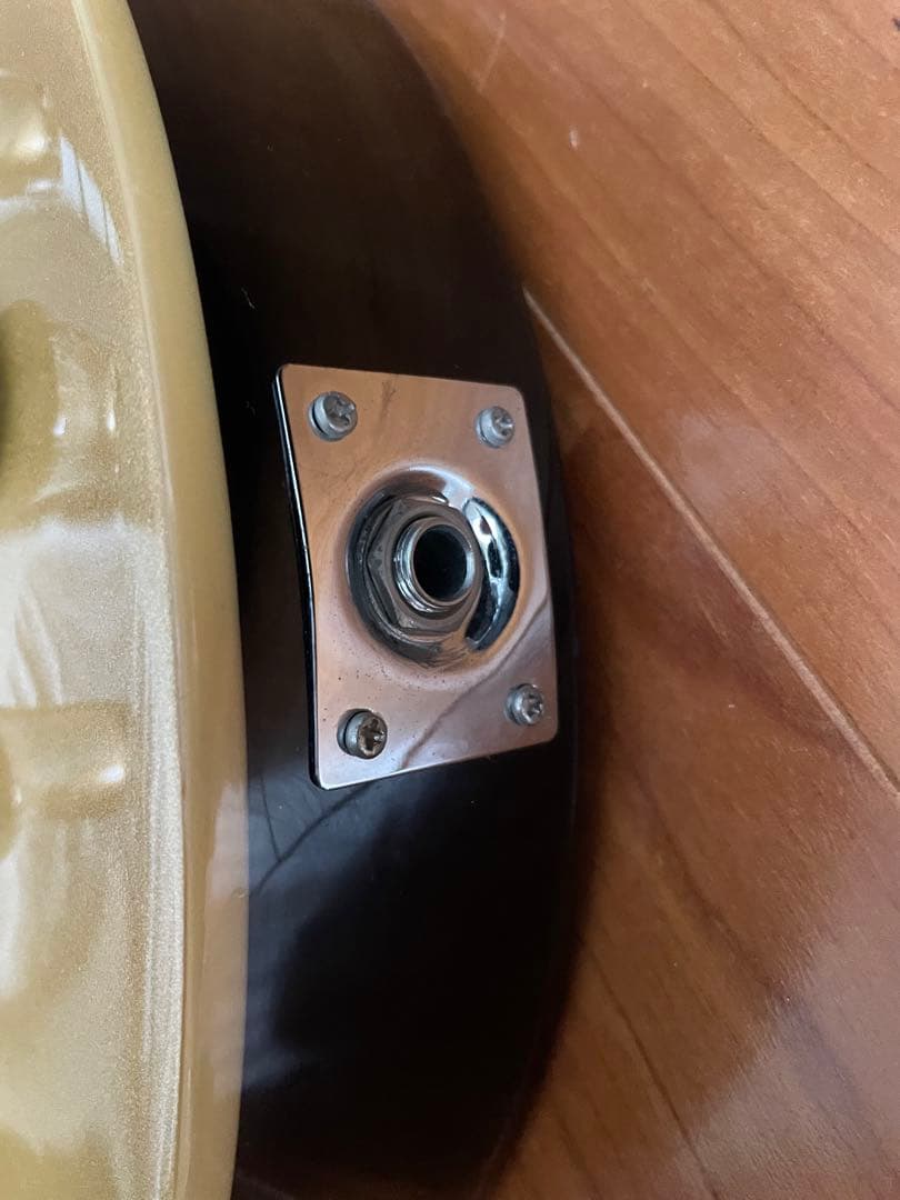 maison レスポールタイプ エレキギター ゴールド