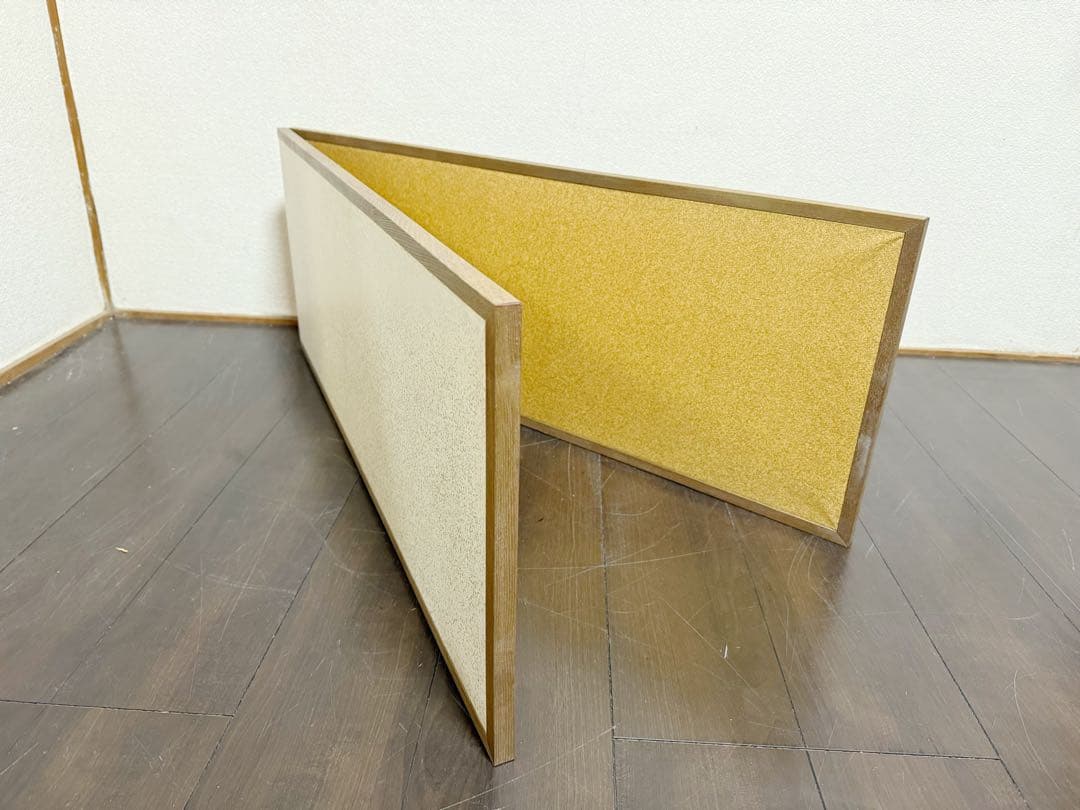 ほぼ未使用 茶道具 桑縁 金砂子 裏銀散らし 風炉先屏風 茶室