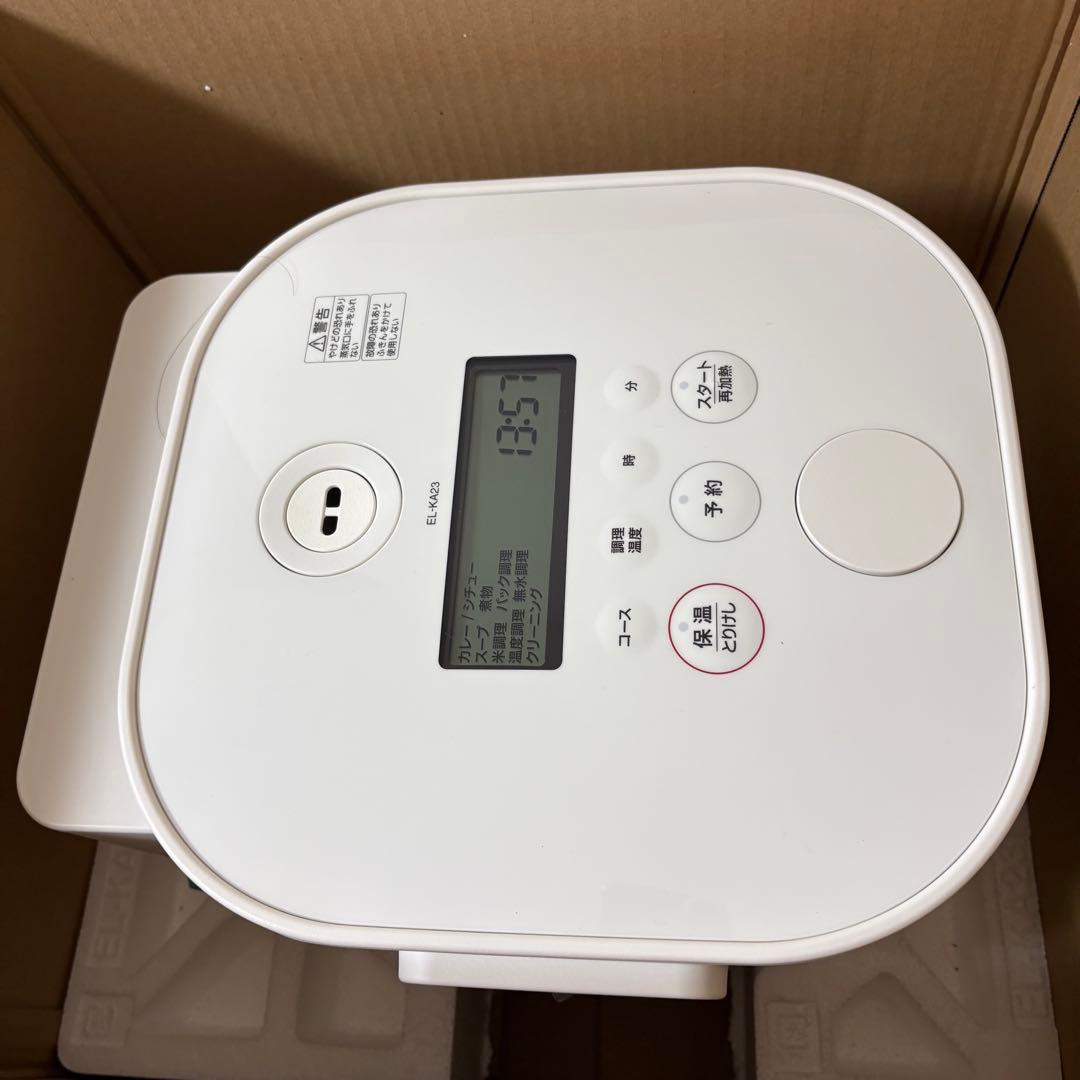 象印 STAN. EL-KA23-WA 自動調理なべ 未使用