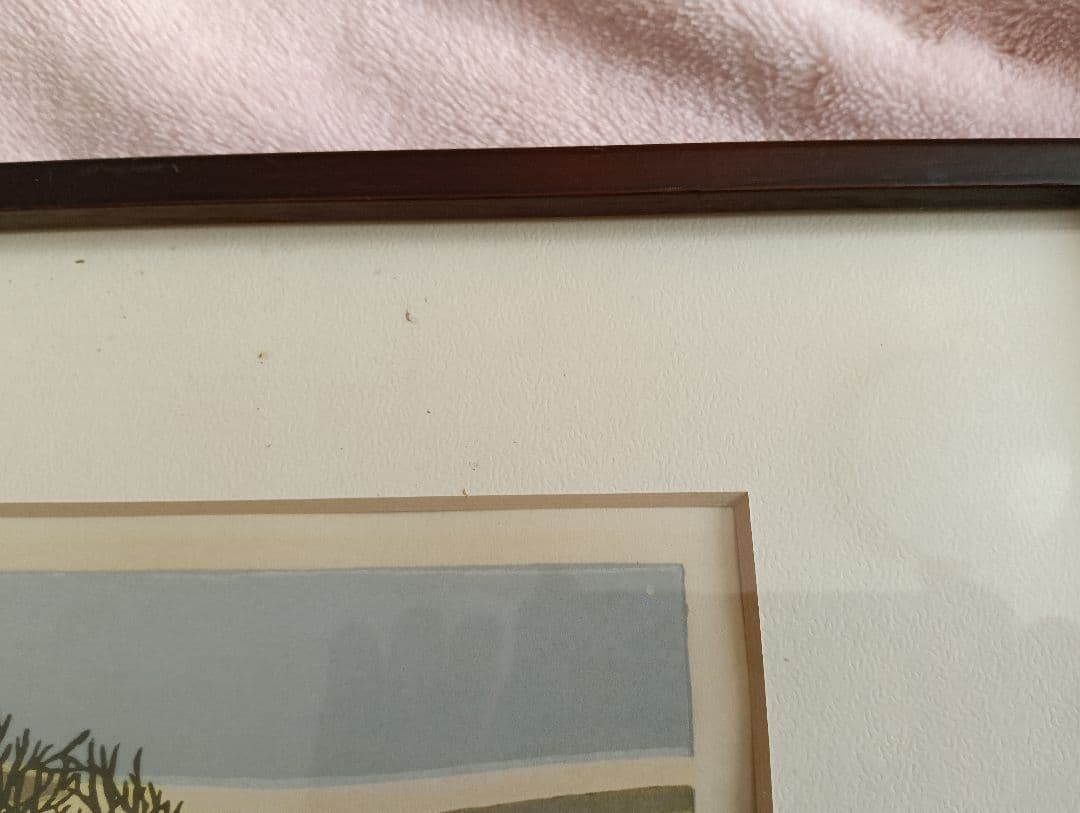 井堂雅夫　版画　北上川　122/200