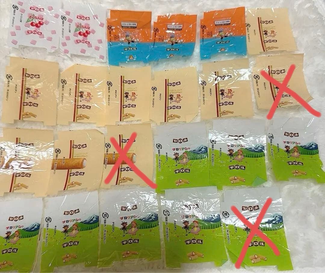 チロルチョコ 包装紙