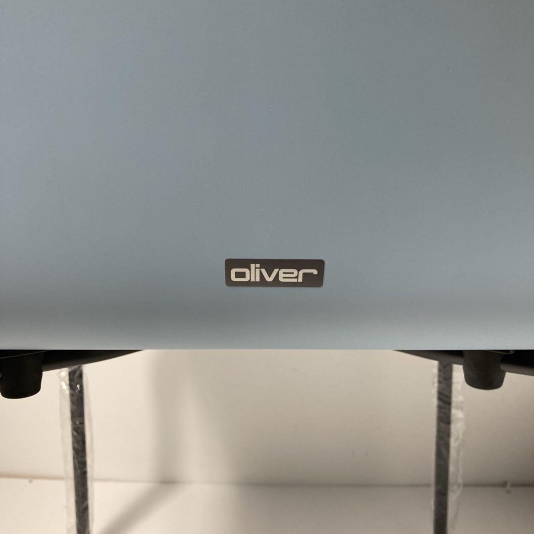 廃盤品❗️新品　OLIVER スタッキングチェア　ライトブルー　水色　木製