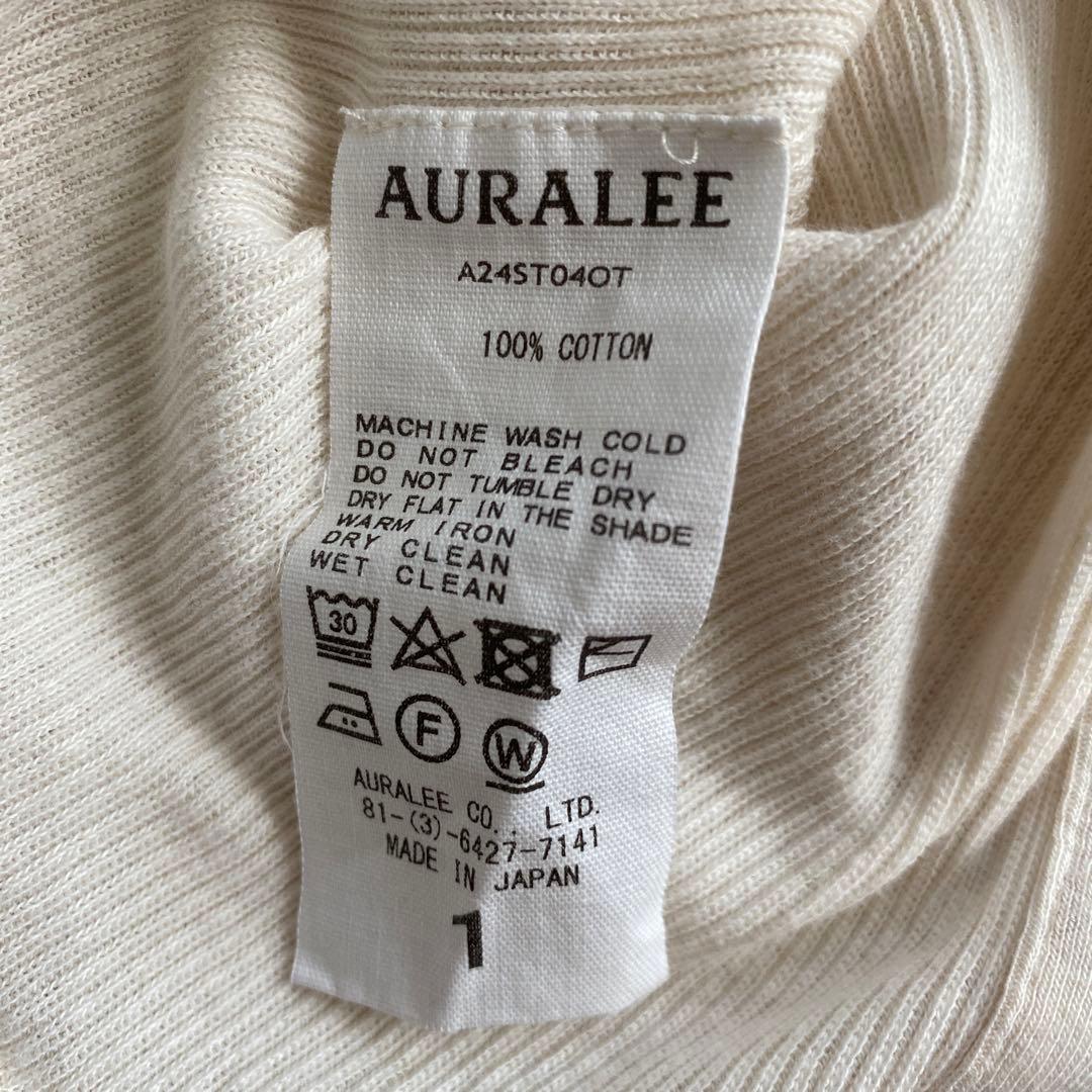 AURALEE オーラリーORGANIC SOFT RIB TANK TOP 1