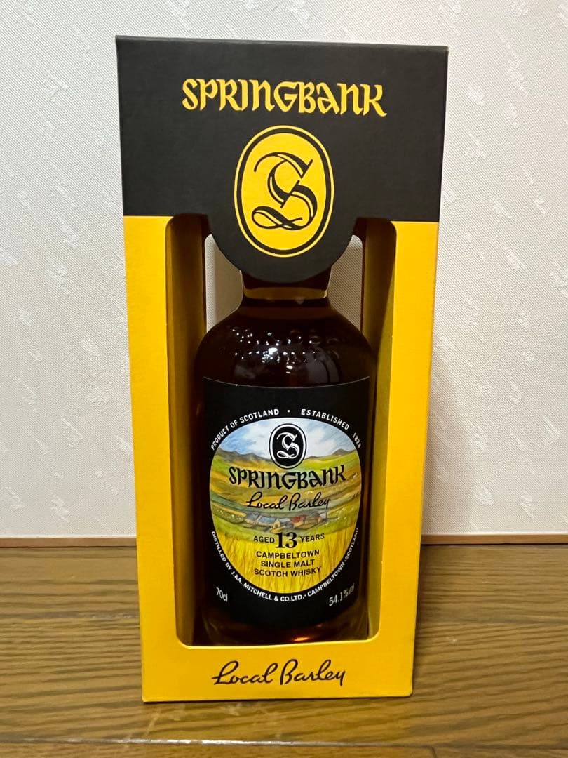 スプリングバンク　ローカルバーレイ13年　54.1度　700ml