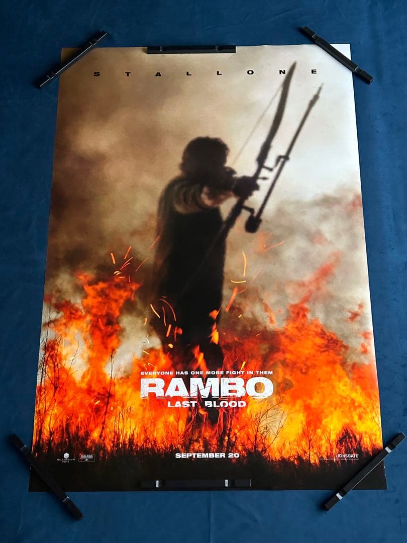 ランボー、ラスト・ブラッド　USオリジナル映画ポスター