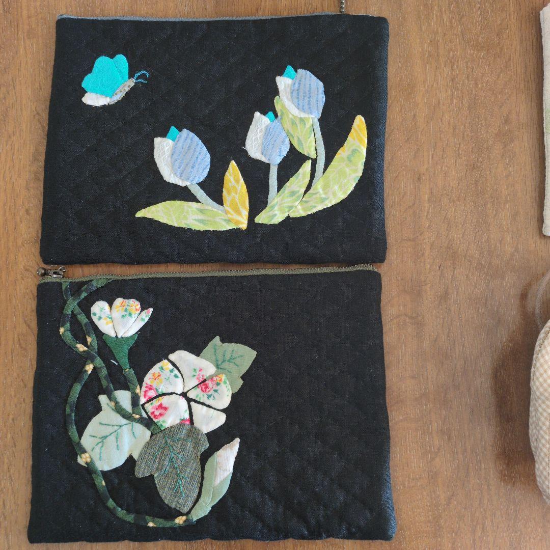 パッチワークバニティポーチ10個