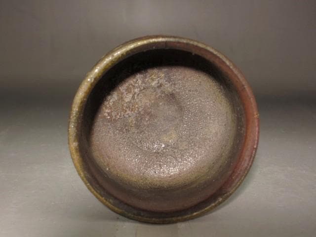 人間国宝　山本陶秀　備前盃　味わい深い作品　r326