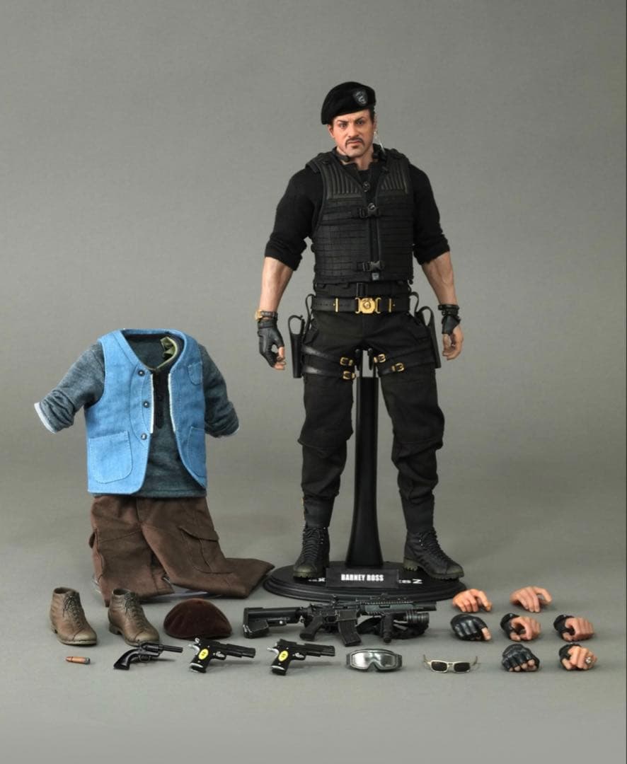 ホットトイズ エクスペンダブルズ2 バーニー・ロス 1/6 スタローン