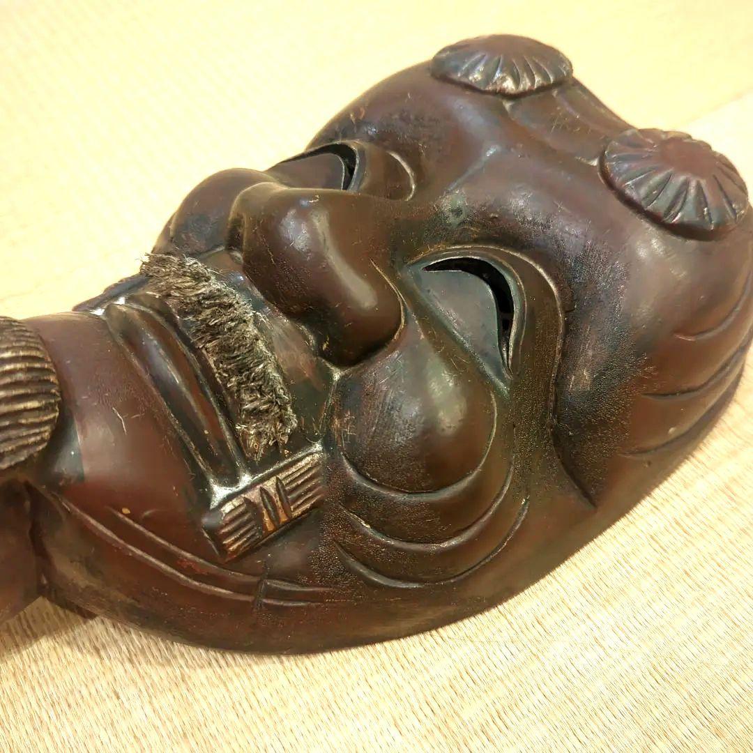 『伝統工芸品　能面 2点セット』浮立面（ふりゅうめん）と翁（おきな）