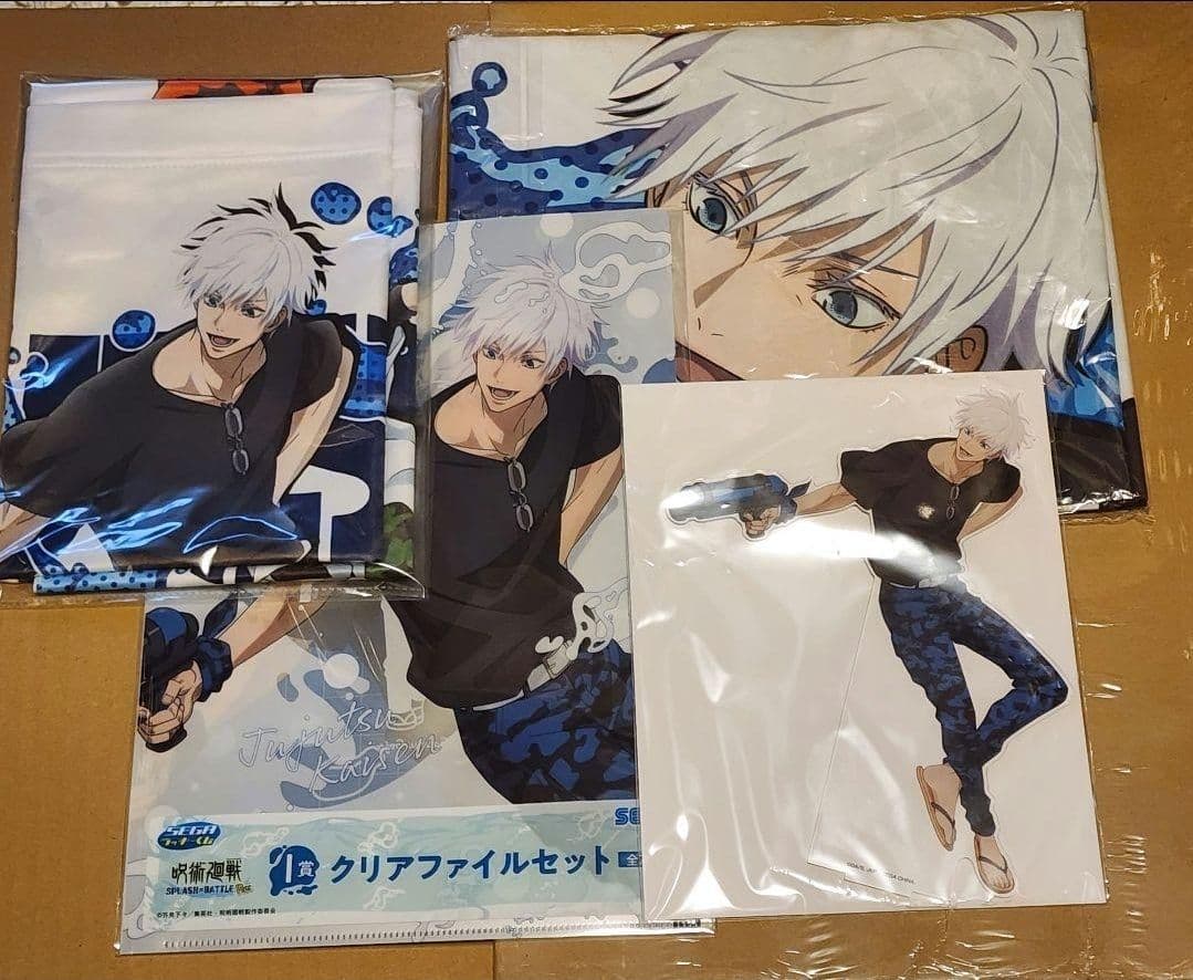 呪術廻戦 五条悟 セガラッキーくじ タペストリー 一番くじ BIG ビッグクロス