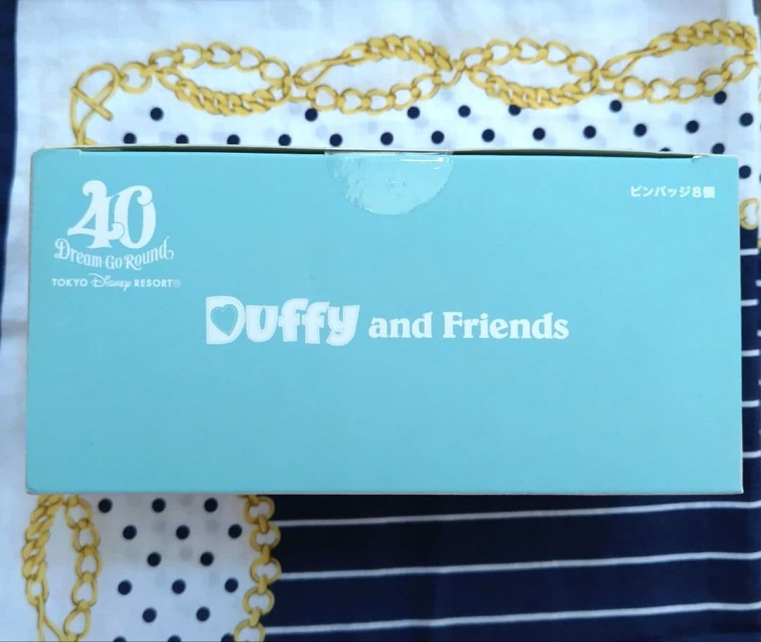 ディズニーシー　ピンバッジ　40周年　 ダッフィー＆フレンズ