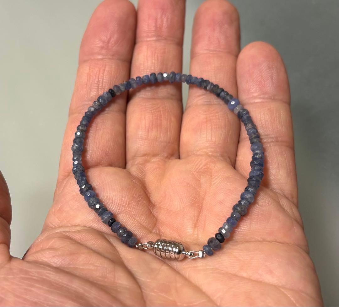 たく（天然サファイア ブレスレット（鑑別書付き）