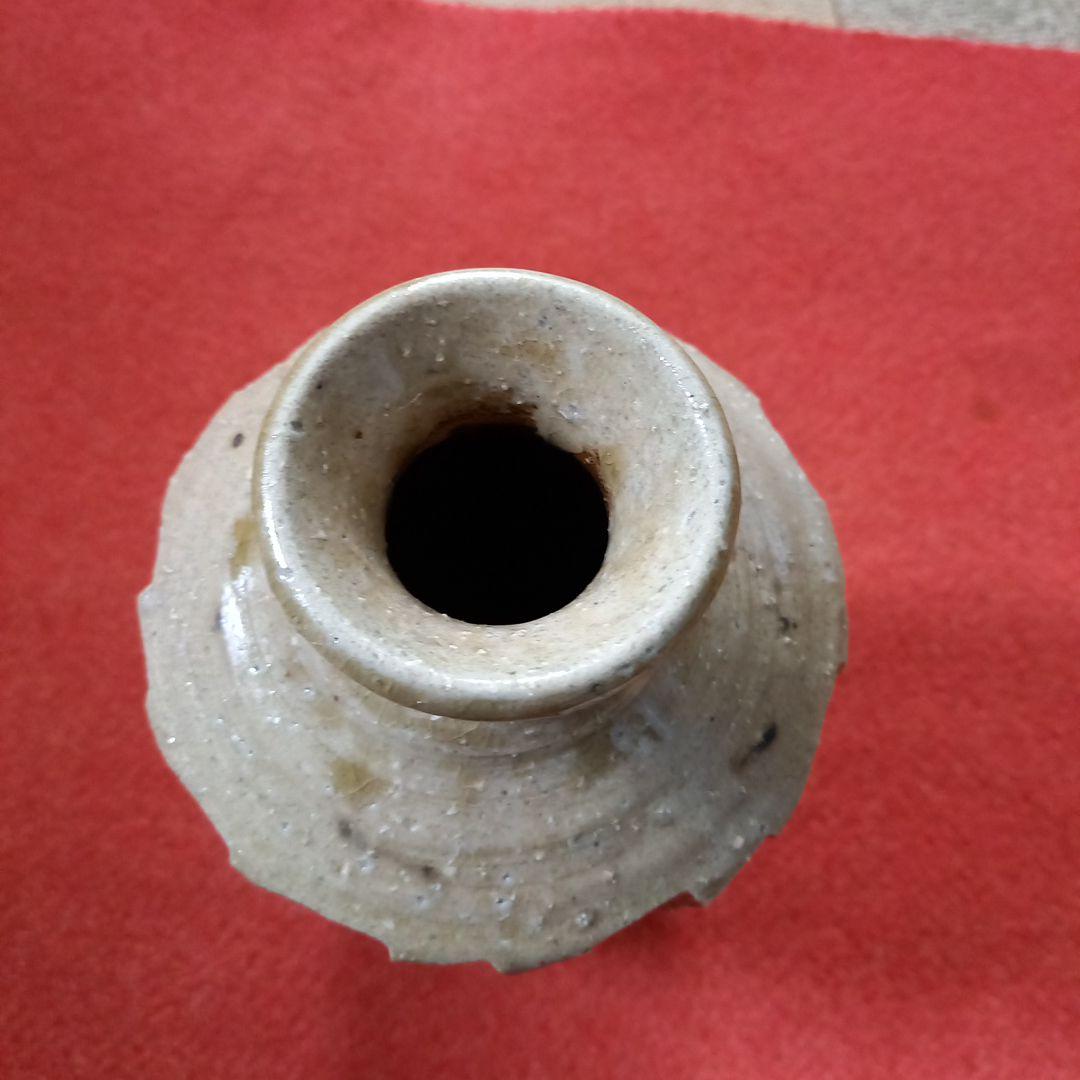 信楽焼　陶工、高橋楽斎　花入れ　箱付き(共箱)　名工