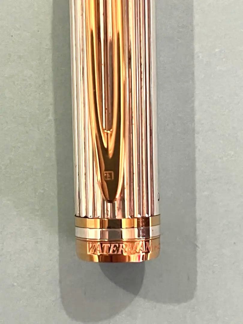 【希少】廃盤品　ウォーターマン　銀製万年筆　ルマン100ソリッドシルバー