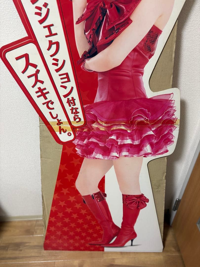 レア物‼️ SUZUKI 松浦亜弥 等身大パネル　あやや　スズキ　バイク