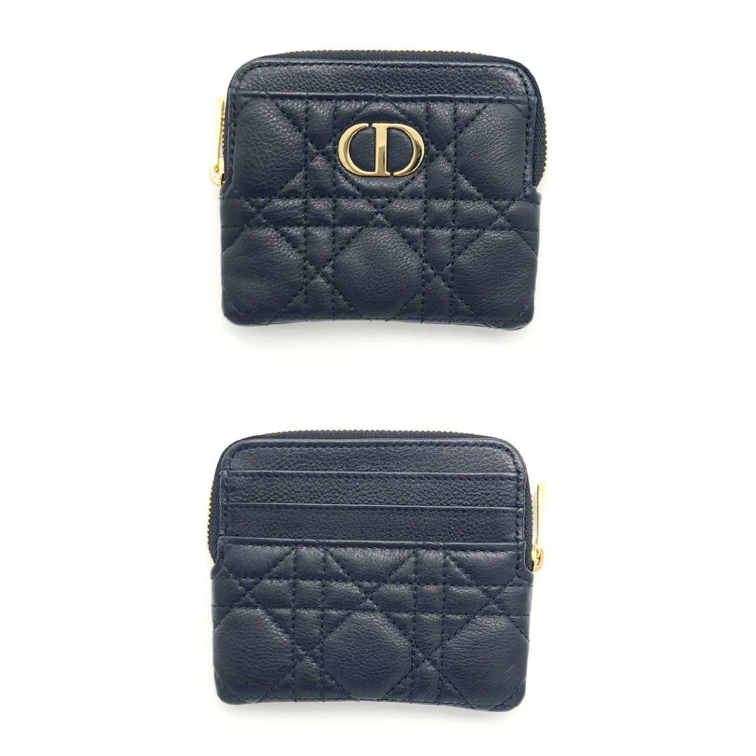 クリスチャンディオール カロ ラベンダー ウォレット ブラック ケース