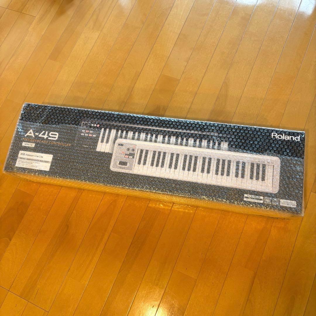 【未使用】 Roland A-49 WHITE 49鍵 MIDIキーボード