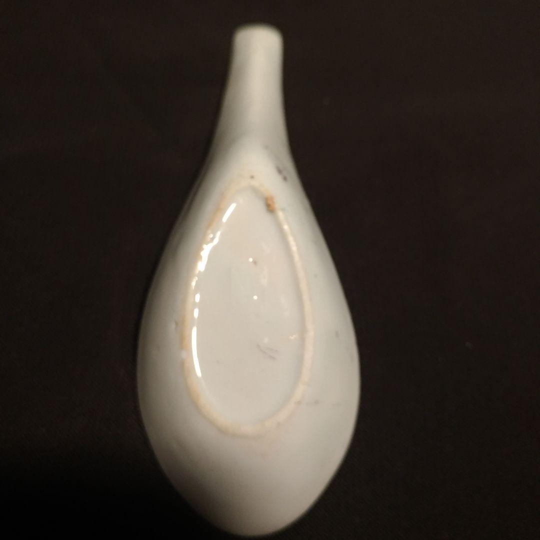 清朝 色絵花草 古蓮華 中国 古玩 骨董