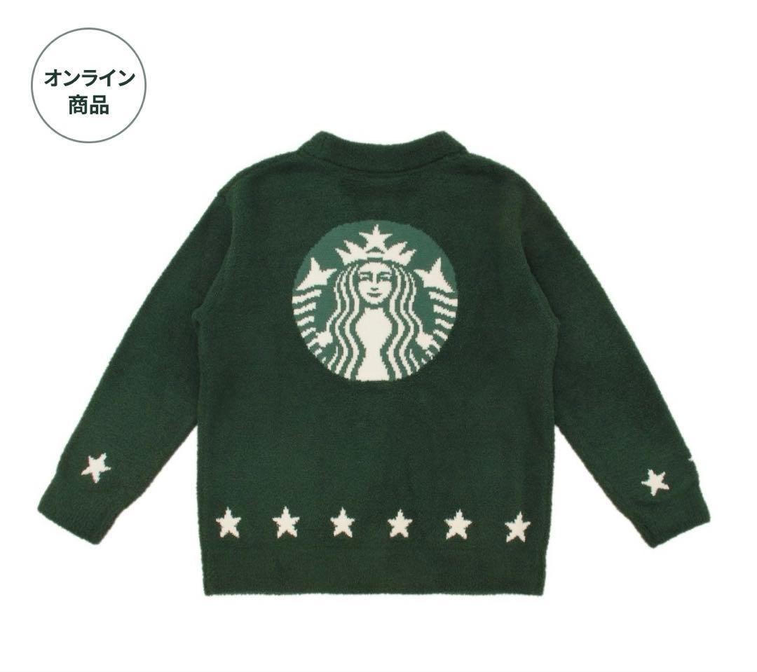 gelato pique スターバックス パウダースタージャガードカーディガン