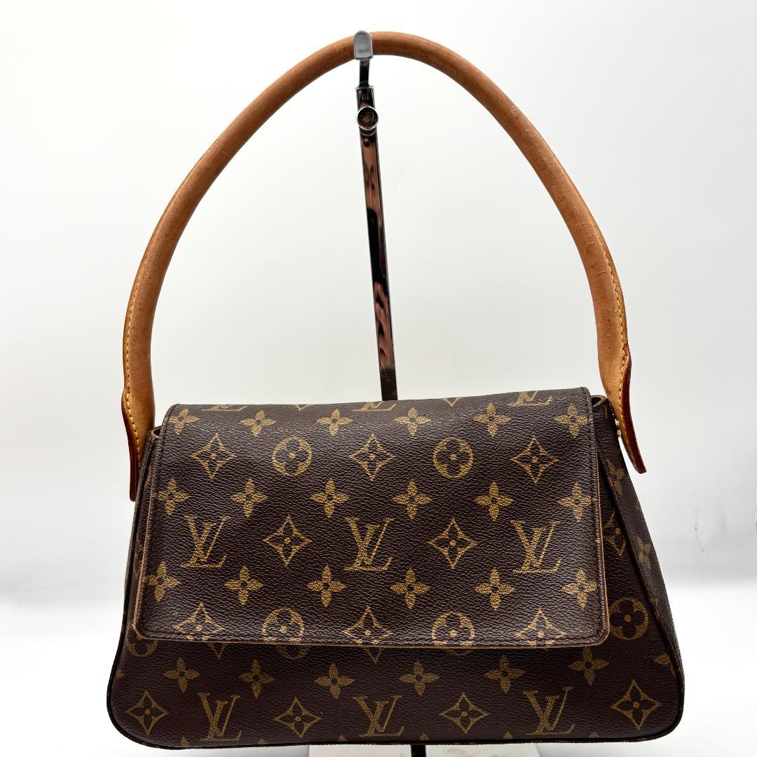 【美品】ルイヴィトン モノグラム ミニルーピング ハンドバッグ M51147