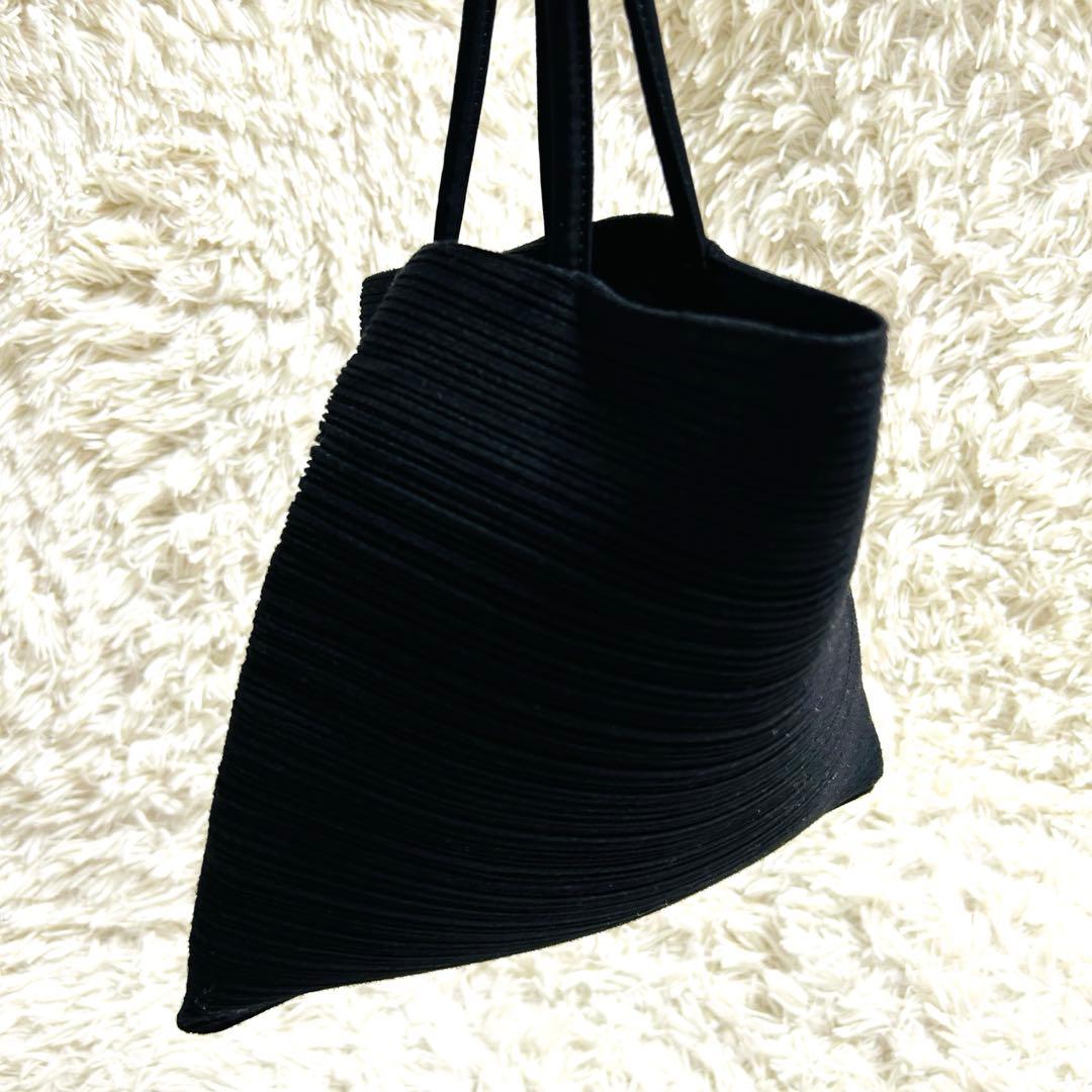 希少✨プリーツプリーズ 変形 ハンドバッグ プリーツバッグ マグネットボタン