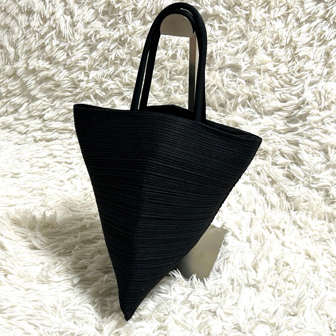 希少✨プリーツプリーズ 変形 ハンドバッグ プリーツバッグ マグネットボタン