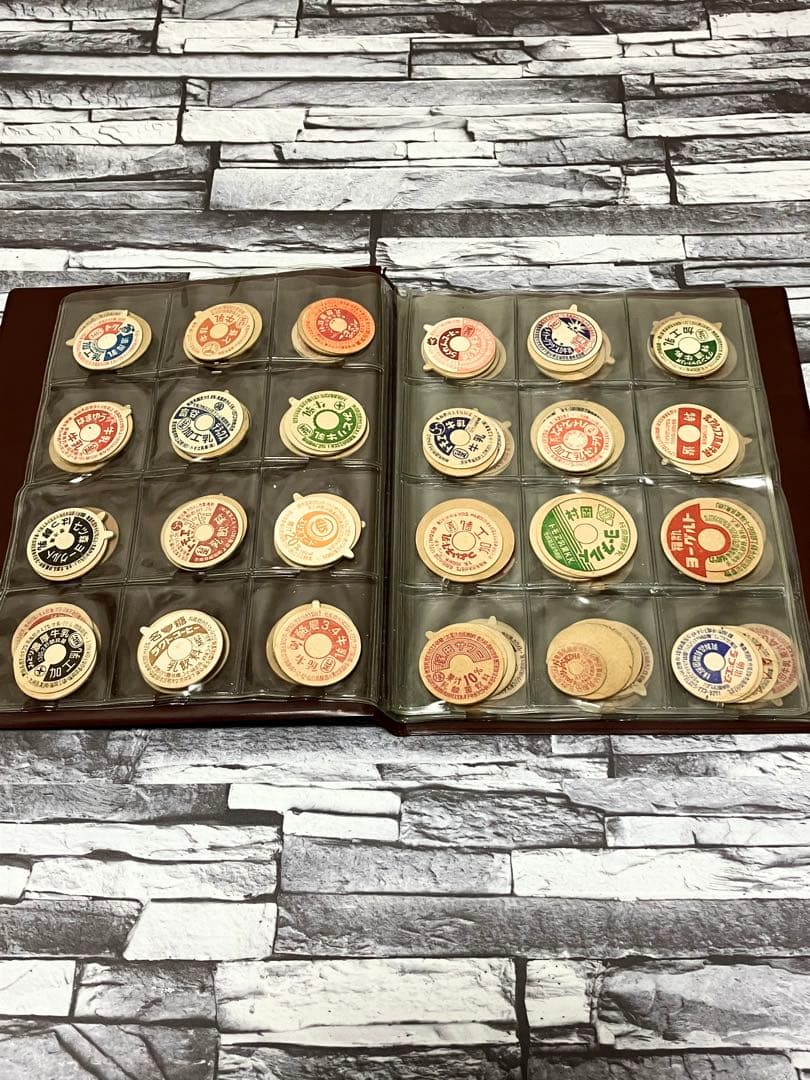 牛乳瓶のフタ　メンコ　蓋【154枚セット】