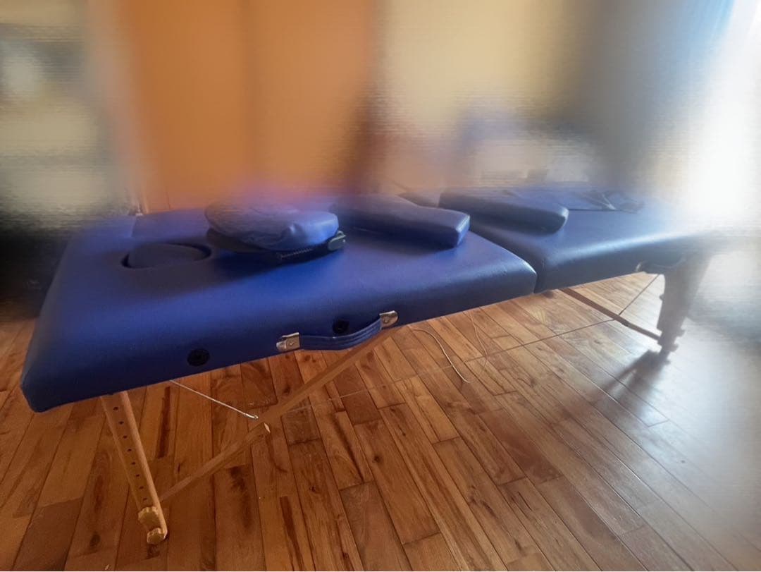 Sealav 折りたたみ式木製ベッド 青