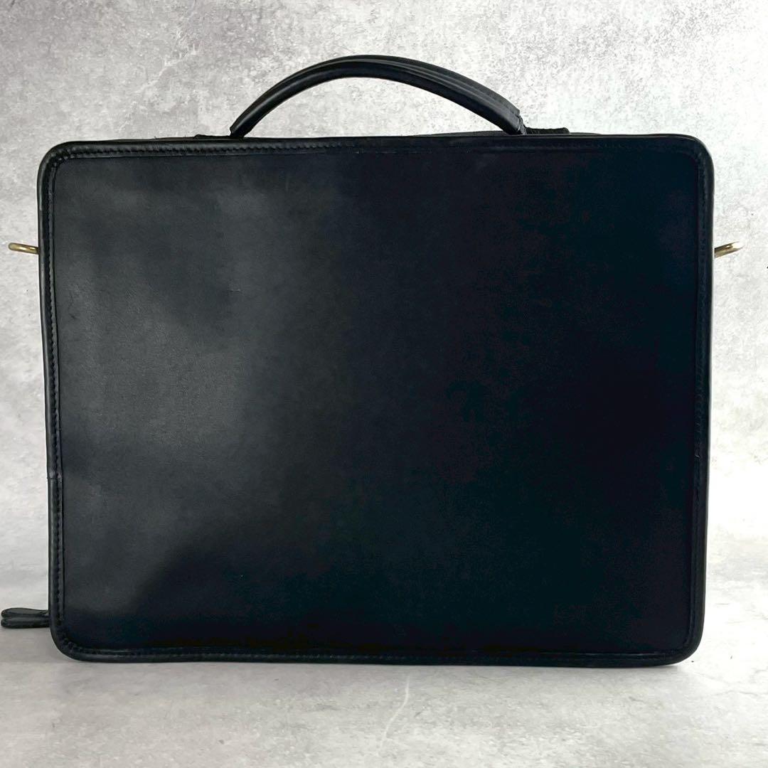 ✨美品✨オールドコーチ　ビジネスバック　ブリーフケース　2way レザー　黒