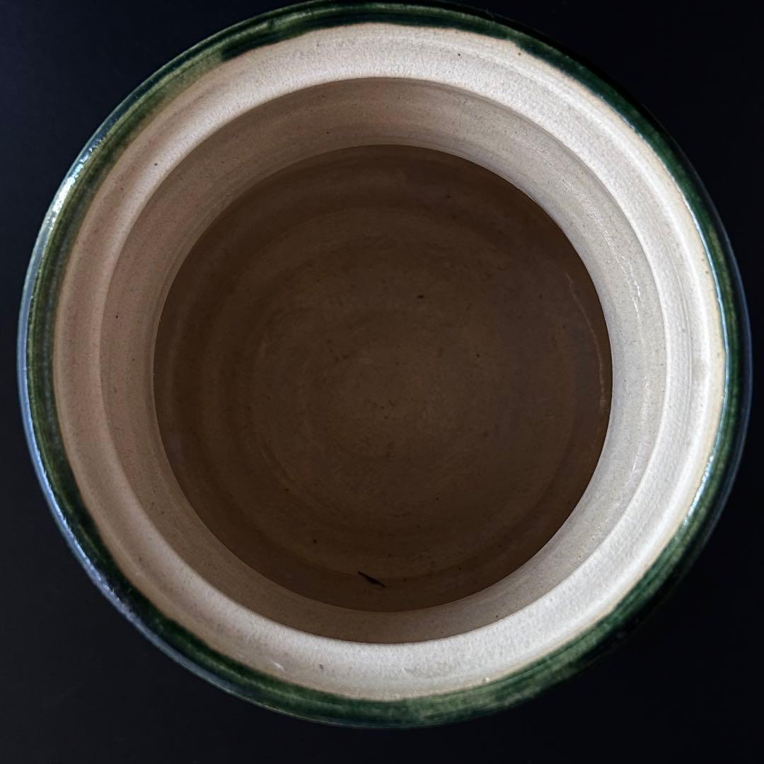 茶道具　鳴海織部　耳付　水指　菊泉窯　源彦　共箱　オリベ　茶会　稽古