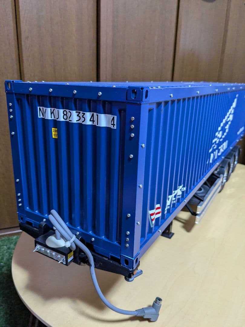 [御月]　タミヤ　1/14 セミトレーラー日本郵船40フィートコンテナ
