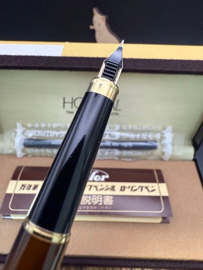 SAILOR 万年筆 HOSCAL ホスカル ブラウンマーブル 美品