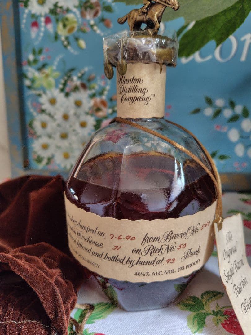 ブラントン　1990年　750ml　コルク折れ　茶巾付き　リコルク用1個