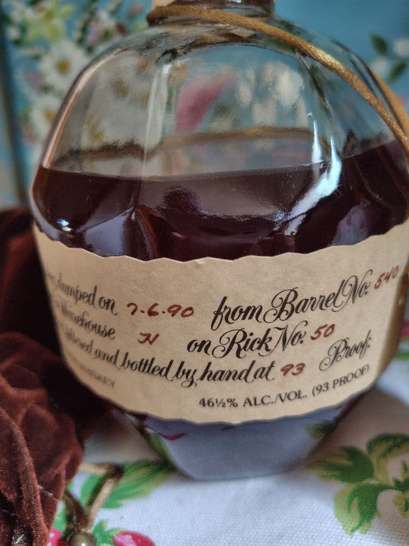 ブラントン　1990年　750ml　コルク折れ　茶巾付き　リコルク用1個