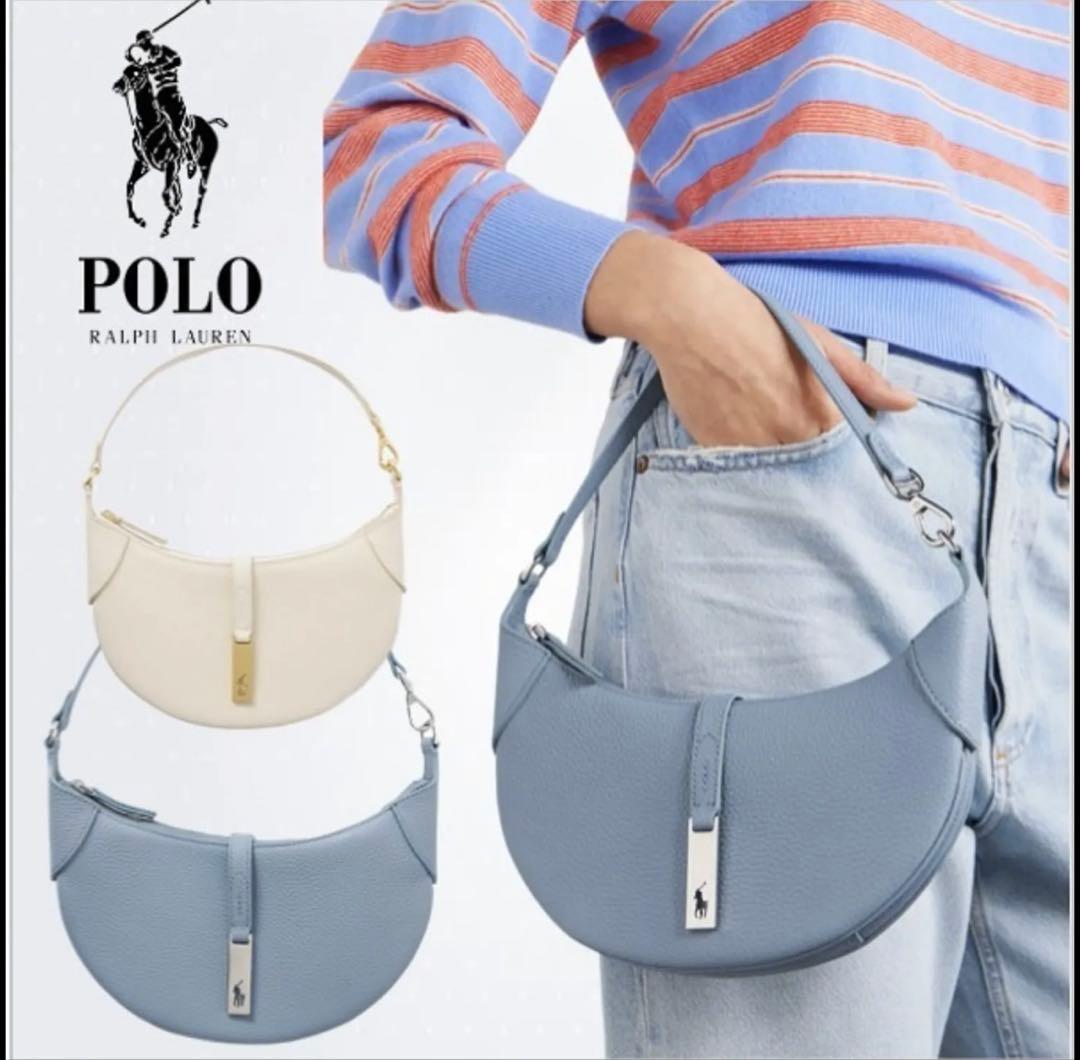 Polo Ralph Lauren ハーフムーンショルダーバッグ