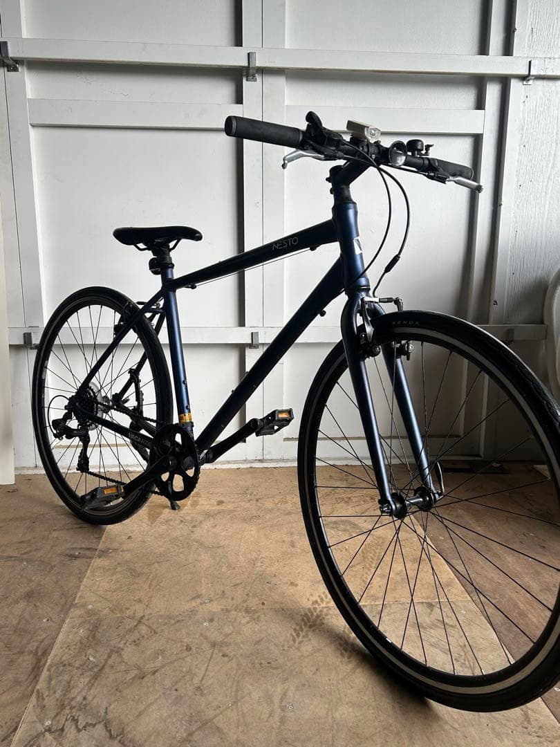 NESTO クロスバイク ネイビー 7段変速