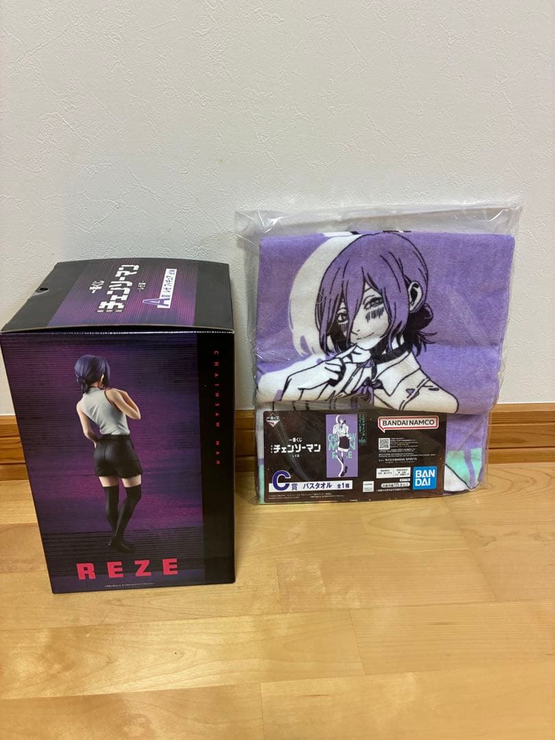 一番くじ　劇場版『チェンソーマン　レゼ篇』　A賞レゼフィギュア　バスタオルセット