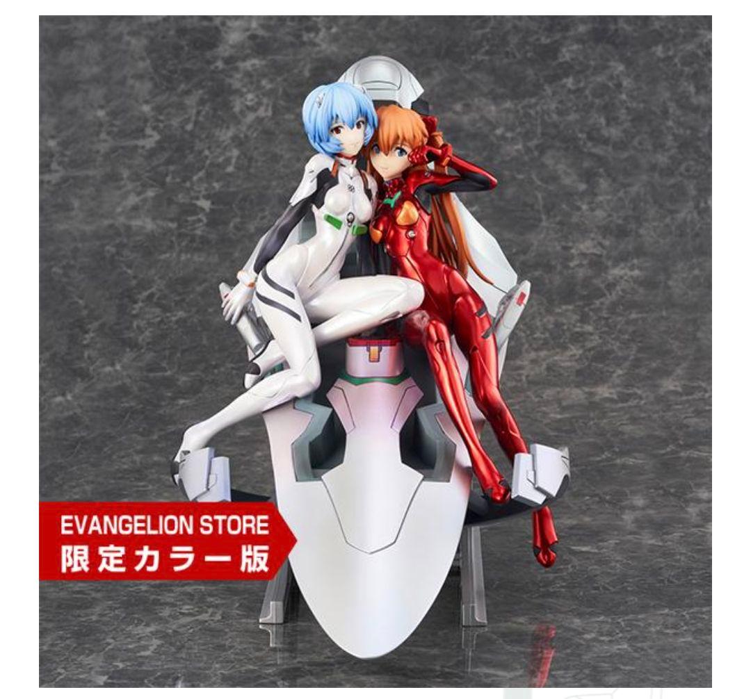 EVASTORE限定カラー版 新世紀エヴァンゲリオン レイ＆アスカ フィギュア