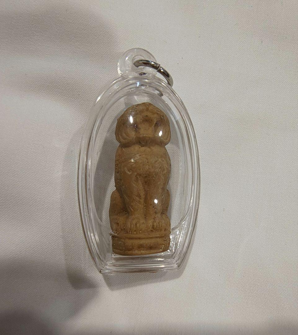 タイのお守りプラクルアン！虎の彫像！呪文入り！金運&勝負運アップ！魔除けにも！