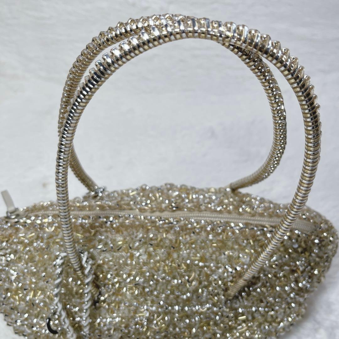 希少✨ほほ未使用　アンテプリマ ボストン ワイヤーバッグ　ゴールド　チャーム付き