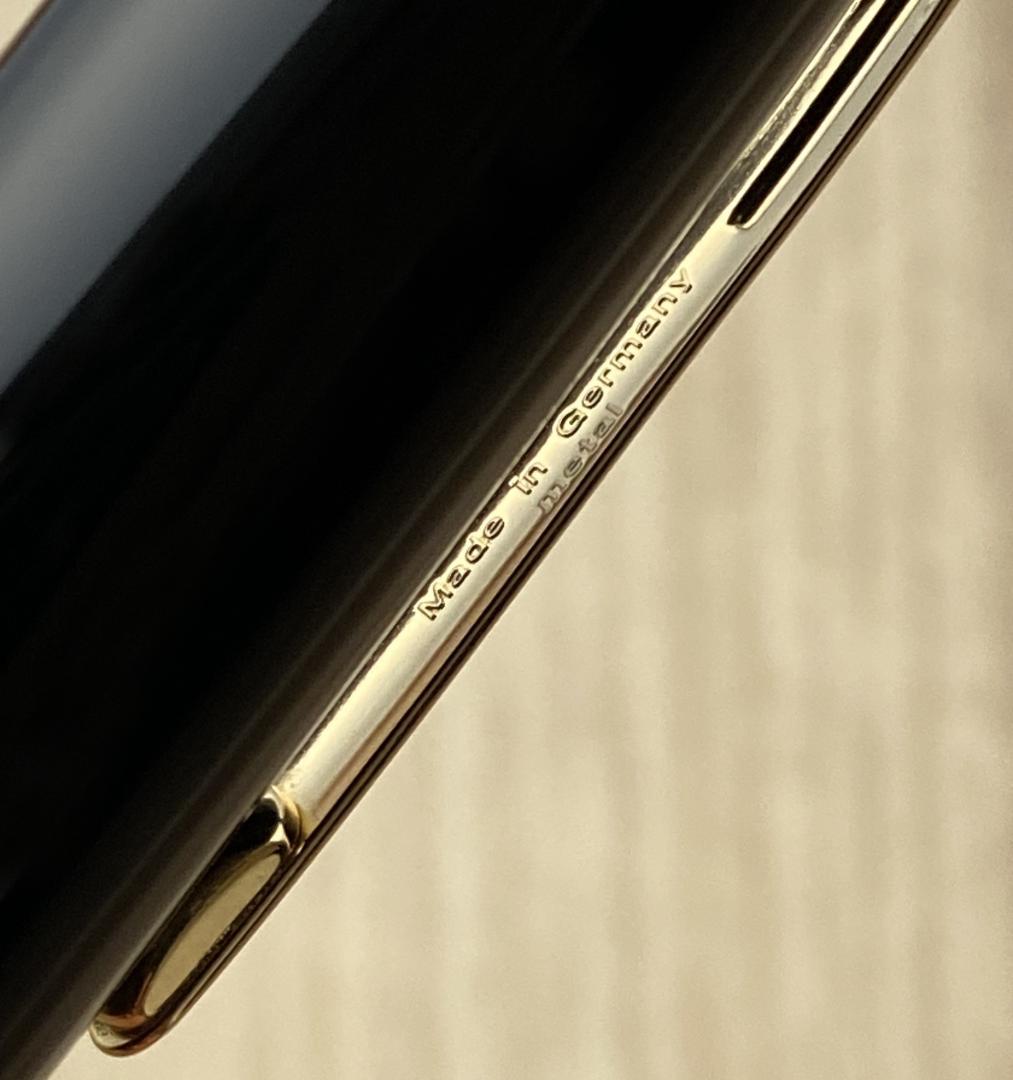 現行品 未使用に近い モンブラン 149 18K 中字 Au750吸入式 万年筆