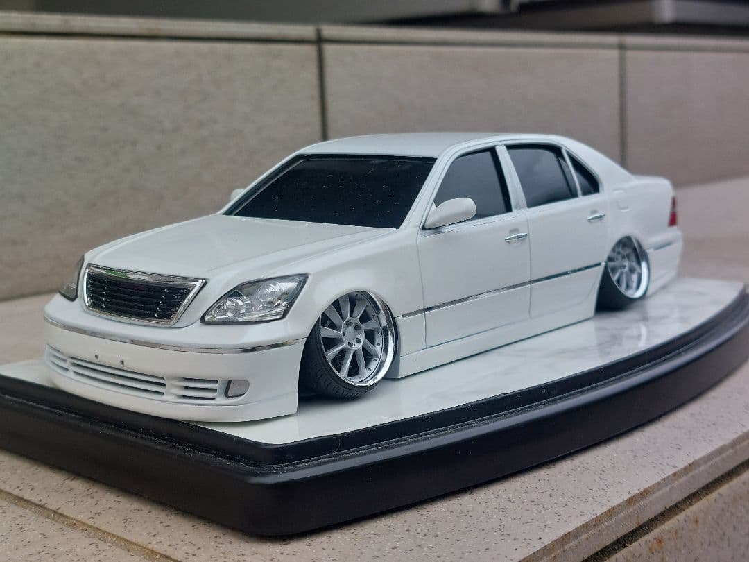 30セルシオ　プラモ　アオシマ　シャコタン