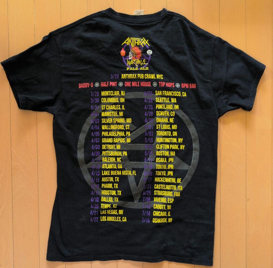 ANTHRAX WARDANCE 2017 ツアーTシャツ Mサイズ