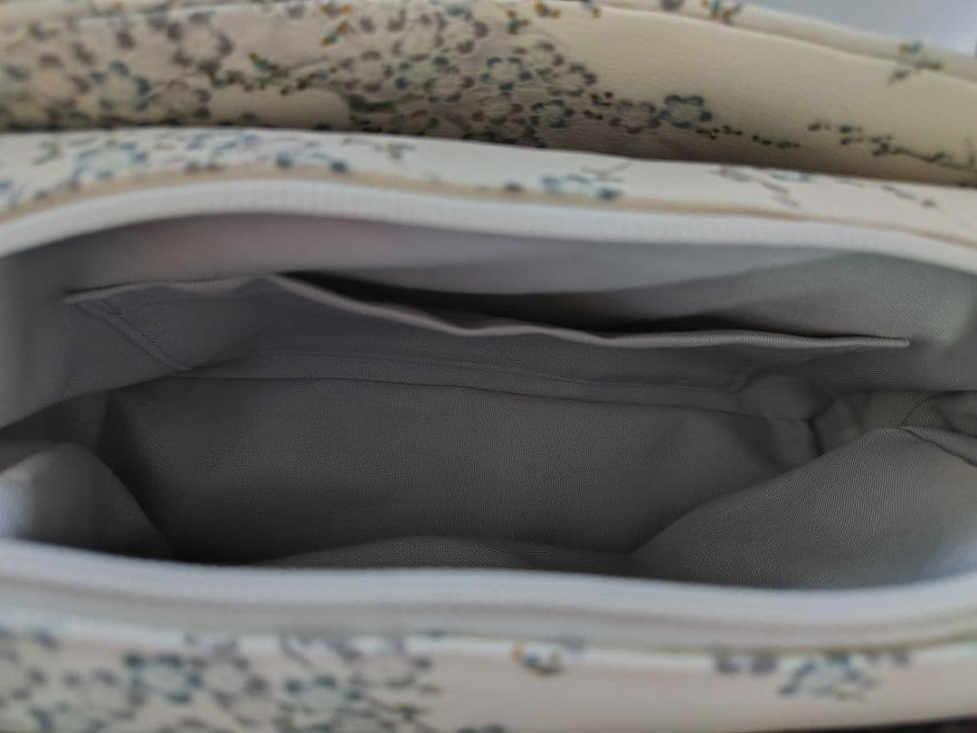 梅模様　ちりめん 利休バッグ　和装バッグ