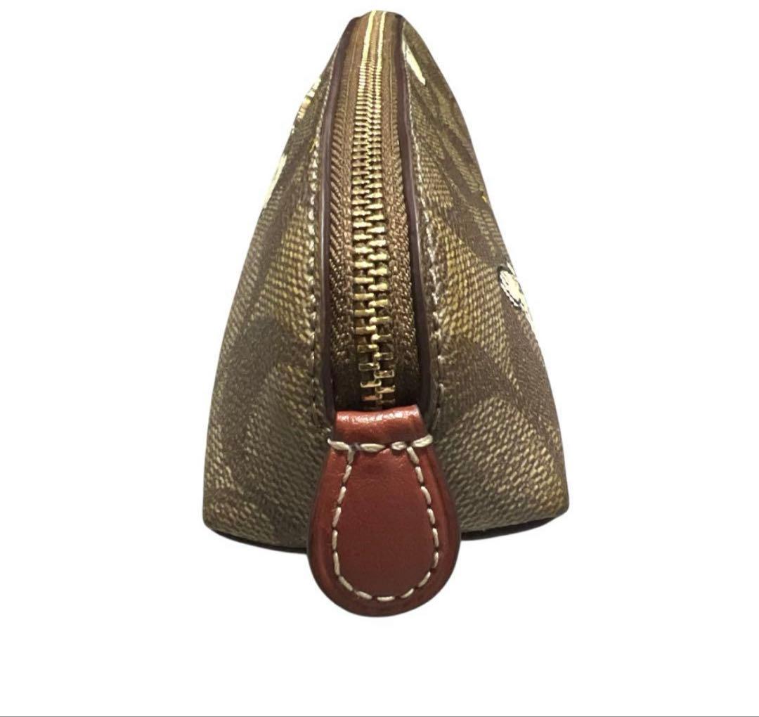 極美品 大人気 コーチ シグネチャー スヌーピー ペンケース