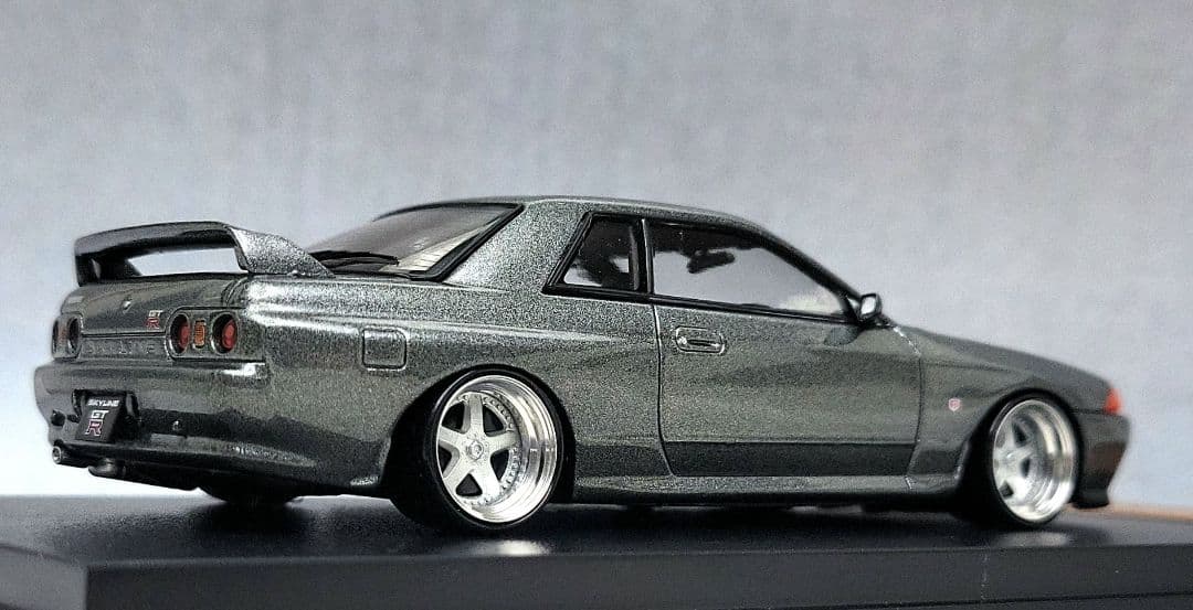 1/43　スカイライン改　R32　GT-R　スカラ－　アルミ製　深リム